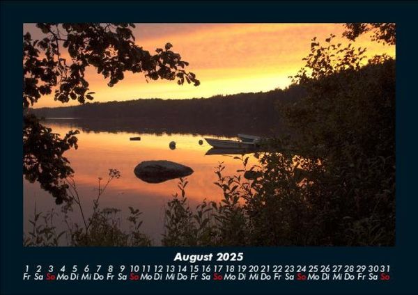 Produktbild: Landschaftskalender 2025 Fotokalender DIN A5