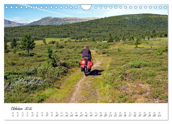 Produktbild: Abenteuer Radreisen (Wandkalender 2026 DIN A4 quer), CALVENDO Monatskalender