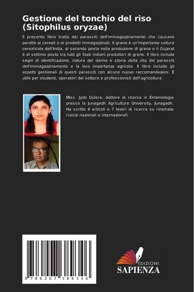 Produktbild: Gestione del tonchio del riso (Sitophilus oryzae)