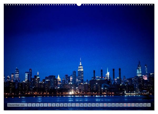 Produktbild: New York - Stadt der Wolkenkratzer (hochwertiger Premium Wandkalender 2026 DIN A2 quer), Kunstdruck in Hochglanz