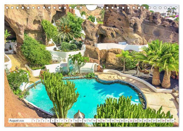 Produktbild: Lanzarote - Wo die Vulkane die Landschaft formten (Wandkalender 2026 DIN A4 quer), CALVENDO Monatskalender