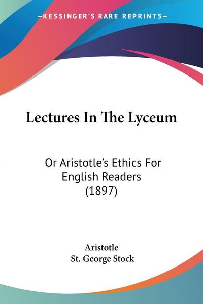 Produktbild: Lectures In The Lyceum