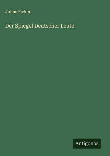 Produktbild: Der Spiegel Deutscher Leute