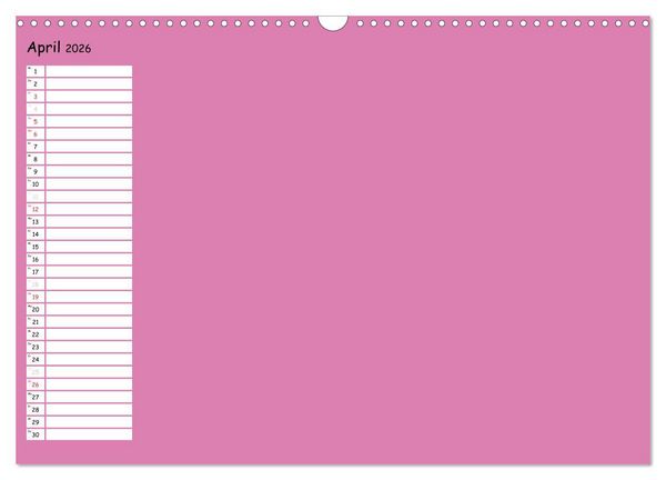 Produktbild: Bunter Bastelkalender (Wandkalender 2026 DIN A3 quer), CALVENDO Monatskalender