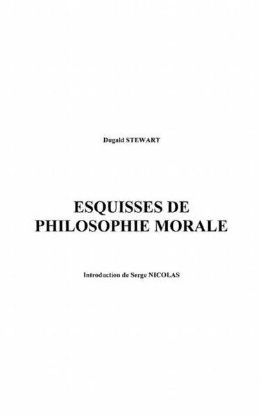 Produktbild: Esquisses de philosophie morale 1793-182