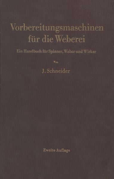 Produktbild: Vorbereitungsmaschinen f&uuml;r die Weberei