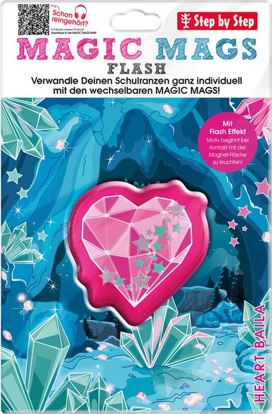 Produktbild: STEP BY STEP&reg; Schulrucksack Zubeh&ouml;r Magic Mags Flash, Heart Baila