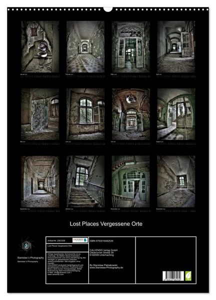 Produktbild: Lost Places Vergessene Orte (Wandkalender 2026 DIN A2 hoch), CALVENDO Monatskalender