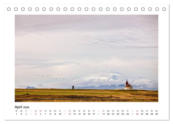 Produktbild: Magisches Island (Tischkalender 2026 DIN A5 quer), CALVENDO Monatskalender
