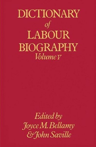 Produktbild: Dictionary of Labour Biography
