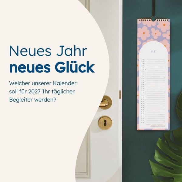 Produktbild: Wandkalender 2027 Ein Jahr voller Gl&uuml;cksmomente