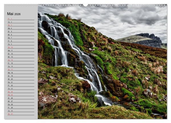 Produktbild: Schottland. Herbe Natursch&ouml;nheit (hochwertiger Premium Wandkalender 2026 DIN A2 quer), Kunstdruck in Hochglanz