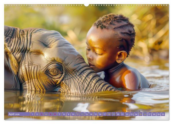 Produktbild: Afrika begeistert - Afrikas Sch&ouml;nheit (Wandkalender 2026 DIN A2 quer), CALVENDO Monatskalender