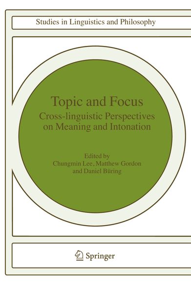 Produktbild: Topic and Focus
