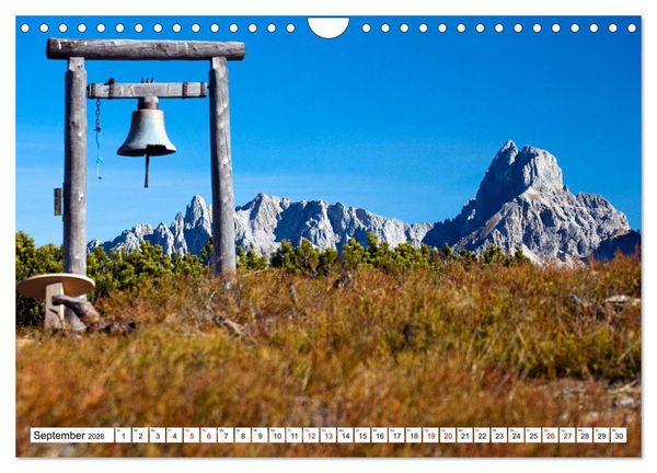 Produktbild: Kraftpl&auml;tze in den Bergen (Wandkalender 2026 DIN A4 quer), CALVENDO Monatskalender