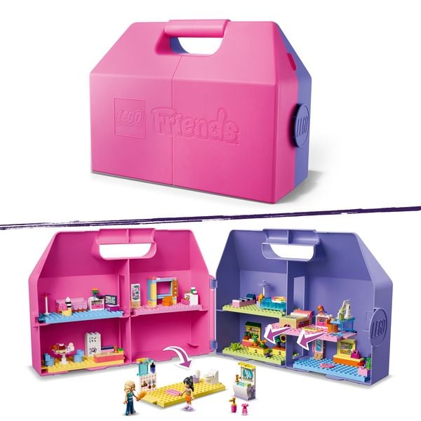 Produktbild: LEGO Friends 42697 Kreativer Puppenhauskoffer, Bauset, Tragbares Puppenhaus f&uuml;r Kinder