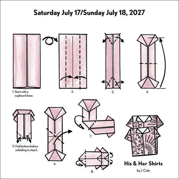 Produktbild: Easy Origami Fold-a-Day &ndash; Origami-Faltvorlage f&uuml;r jeden Tag 2027
