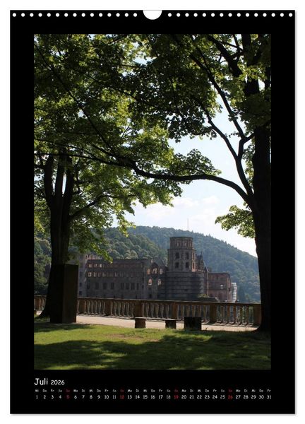 Produktbild: Odenwald & Bergstra&szlig;e (Wandkalender 2026 DIN A3 hoch), CALVENDO Monatskalender
