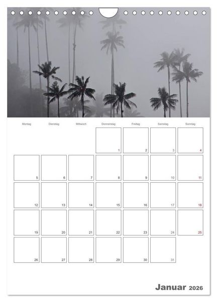 Produktbild: HOMMAGE AN KOLUMBIEN (Wandkalender 2026 DIN A4 hoch), CALVENDO Monatskalender