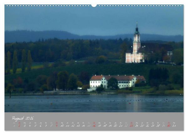 Produktbild: Farbrausch Bodensee (hochwertiger Premium Wandkalender 2026 DIN A2 quer), Kunstdruck in Hochglanz