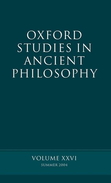 Produktbild: Oxford Studies in Ancient Philosophy