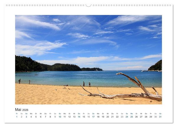 Produktbild: Neuseeland - unterwegs im Land der Kiwis (Wandkalender 2026 DIN A2 quer), CALVENDO Monatskalender