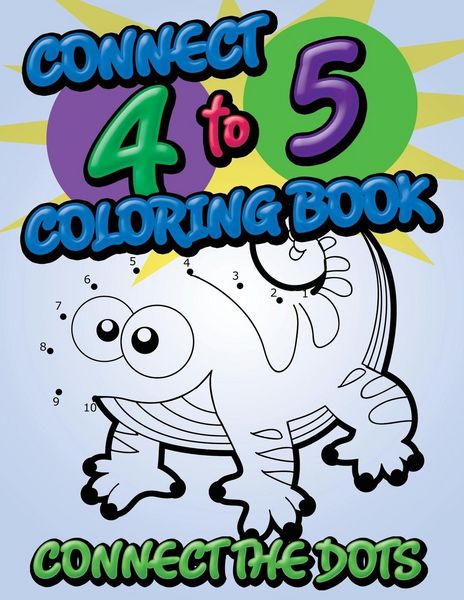 Produktbild: Connect 4 to 5 Coloring Book (Connect the Dots)