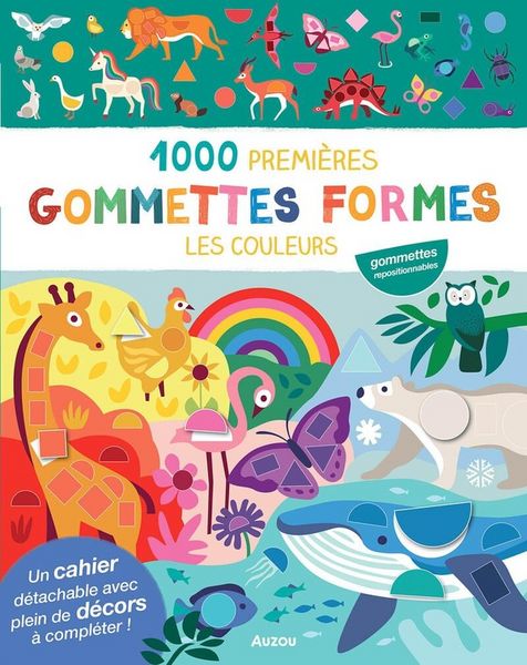 Produktbild: 1000 premi&egrave;res gommettes formes : les couleurs