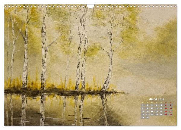 Produktbild: Landschaften in Acryl & Aquarell (Wandkalender 2026 DIN A3 quer), CALVENDO Monatskalender