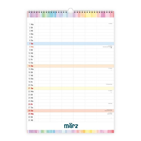 Produktbild: TR&Ouml;TSCH - Gro&szlig;bildkalender XL Familienplaner 2027 mit 6 Spalten