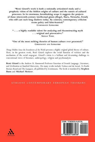 Produktbild: Things Hidden Since the Foundation of the World
