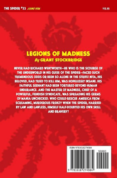 Produktbild: The Spider #33: Legions of Madness