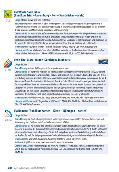 Produktbild: ADFC-Ratgeber 260 Radfernwege in Deutschland