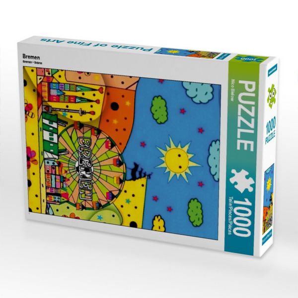CALVENDO Puzzle Bremen 1000 Teile Puzzle hoch | 1000 Teile Lege-Größe 64 × 48 cm Foto-Puzzle für glückliche Stunden