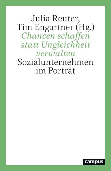 Produktbild: Chancen schaffen statt Ungleichheit verwalten