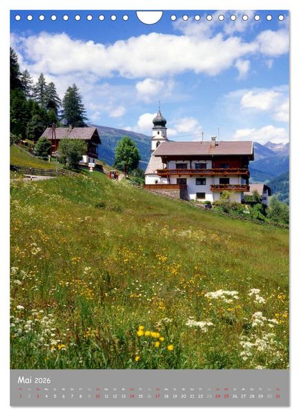 Produktbild: Sch&ouml;nes Land Tirol (Wandkalender 2026 DIN A4 hoch), CALVENDO Monatskalender