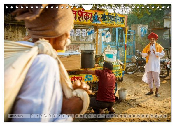 Produktbild: Alltag in Indien (Wandkalender 2026 DIN A4 quer), CALVENDO Monatskalender