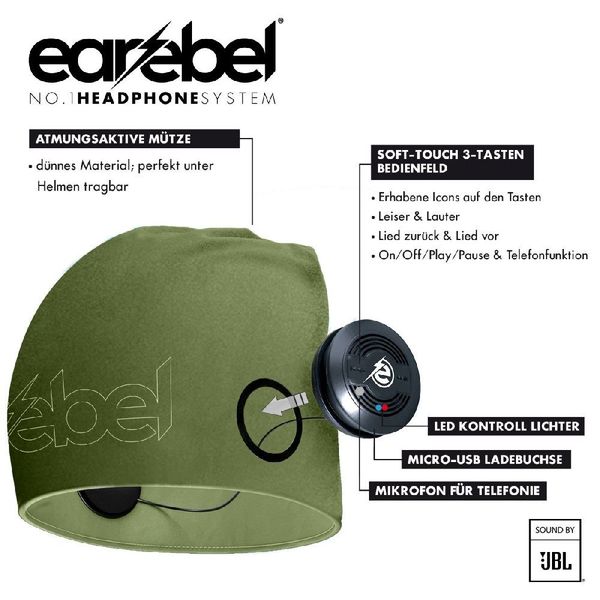 Produktbild: Sport Light Beanie Set Gr&uuml;n Onesize