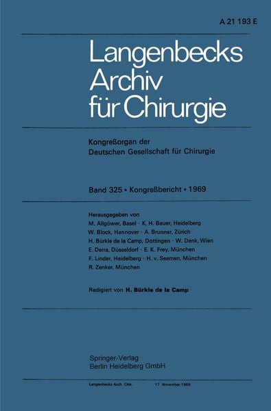 Produktbild: Langenbecks Archiv f&uuml;r Chirurgie