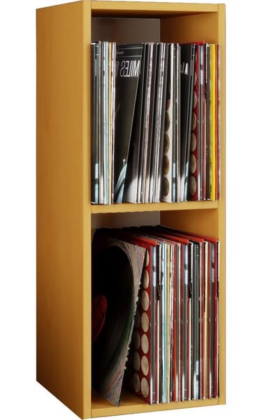 Produktbild: Holz Schallplatten LP Stand Regal Platto 2fach