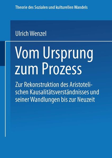 Produktbild: Vom Ursprung zum Proze&szlig;