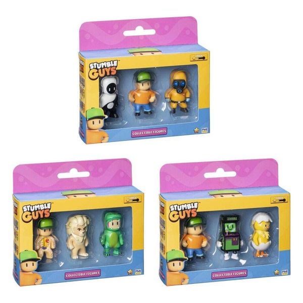 Stumble Guys - Figures 3 Pack Window Box - Wave 2