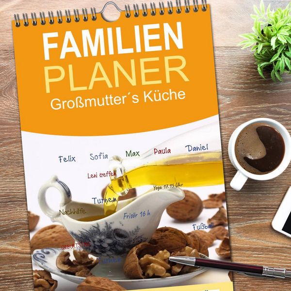 Produktbild: Familienplaner 2026 - Großmutter´s Küche mit 5 Spalten (Wandkalender, 21 x 45 cm) CALVENDO
