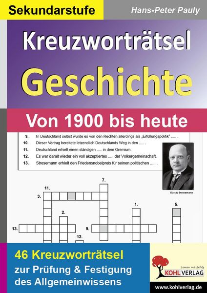 Produktbild: Kreuzwortr&auml;tsel Geschichte / Aktuell