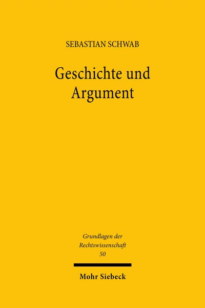 Produktbild: Geschichte und Argument