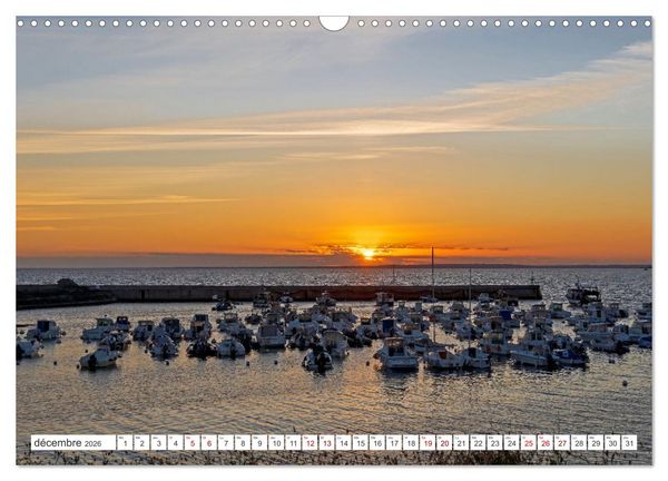Produktbild: &Agrave; la d&eacute;couverte de la Bretagne - En Finist&egrave;re Sud (Calendrier mural 2026 DIN A3 vertical), CALVENDO calendrier mensuel
