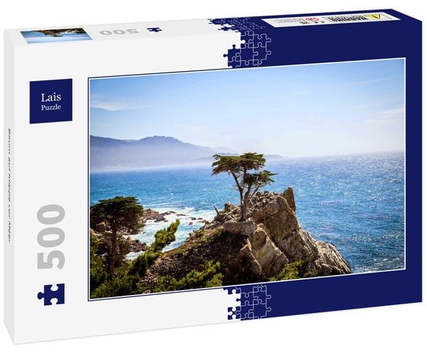 Lais Puzzle Baum auf Klippe vor Meer 500 Teile