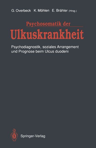 Produktbild: Psychosomatik der Ulkuskrankheit