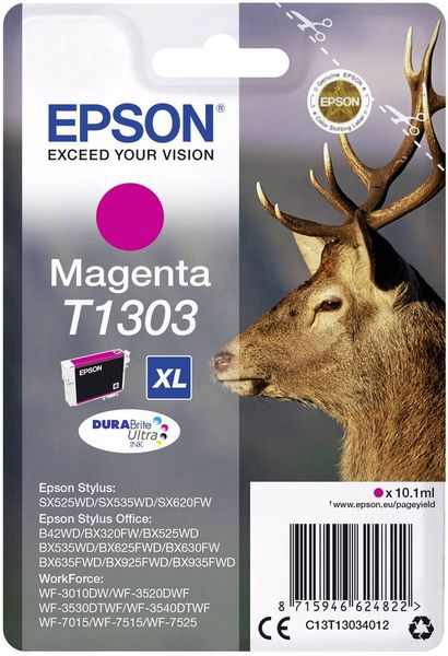 Epson Druckerpatrone T1303 Original Magenta C13T13034012