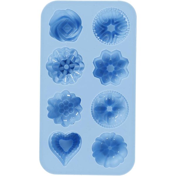 Produktbild: Creativ Company Silikonform kleine Kuchen, Lochgr&ouml;&szlig;e 40x45 mm, 25 ml
